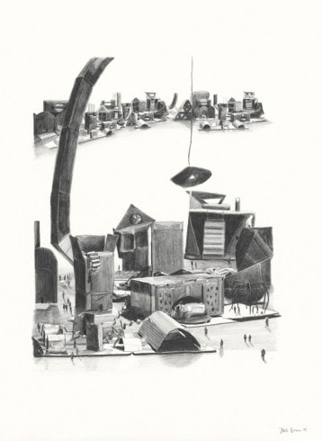 Jessie Brennan, Impossible Buildings, 2009
Pencil on paper