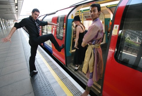 Dancers on the Tube