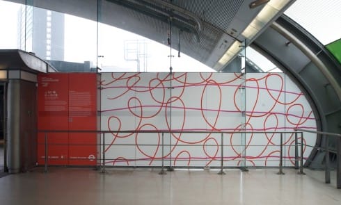 A LOCK IS A GATE &copy; Ruth Ewan 2011. Stratford station. Photograph: Daisy Hutchison
