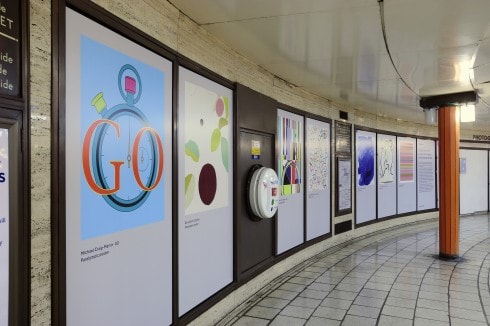 Olympic and Paralympic Posters for London 2012 
Piccadilly Circus Underground station
Photograph: Thierry Bal

