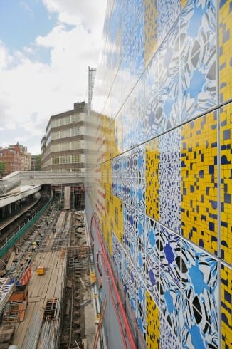 Wrapper, Jacqueline Poncelet, Edgware Road station, 2012
Photograph: Thierry Bal