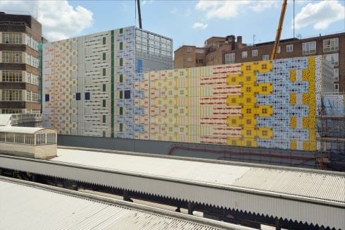 Wrapper, Jacqueline Poncelet, Edgware Road station, 2012
Photograph: Thierry Bal
