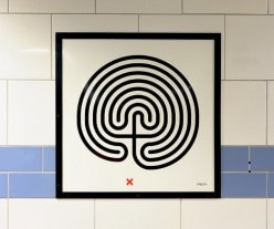 Labyrinth at Green Park station