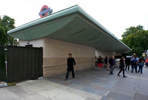 Sea Strata by John Maine, Green Park station. Photograph by Daisy Hutchison