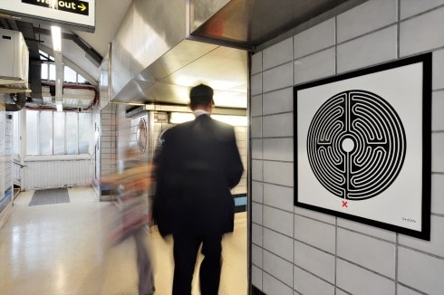 Labyrinth, Mark Wallinger, Goldhawk Road station, 2013
Photographer: Thierry Bal 