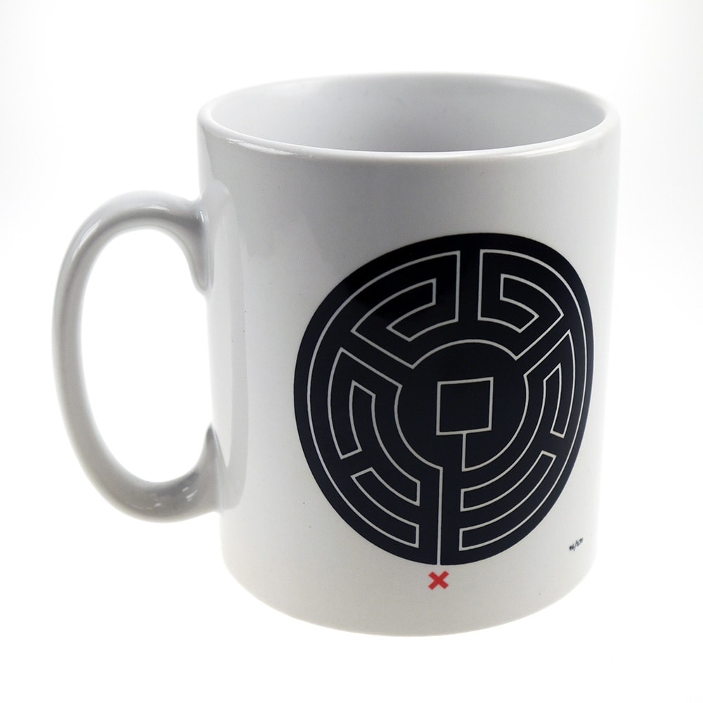 mug with Labyrinth maze on it