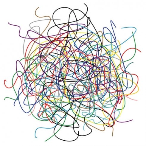 Map of the London Underground, David Shrigley, Tube Map cover, 2006