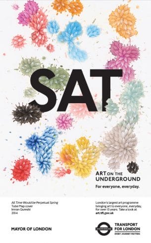 All Time would be Perpetual Spring, Imran Qureshi for Art for Everyone, Everyday, 2016