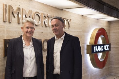 ‘Beauty < Immortality’, Langlands & Bell, Piccadilly Circus station, 2016, Photo: Thierry Bal, © TFL