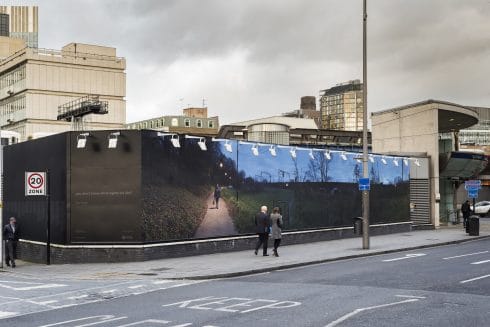 you don't know what nights are like?, Mitra Tabrizian, Southwark station, 2016. Photo: Thierry Bal