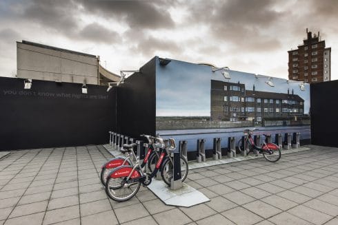 you don't know what nights are like?, Mitra Tabrizian, Southwark station, 2016. Photo: Thierry Bal