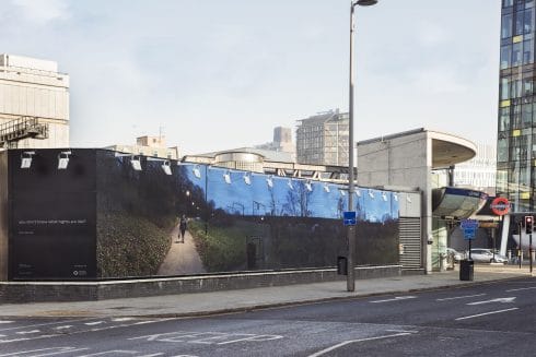 you don't know what nights are like?, Mitra Tabrizian, Southwark station, 2016 Photo: Thierry Bal