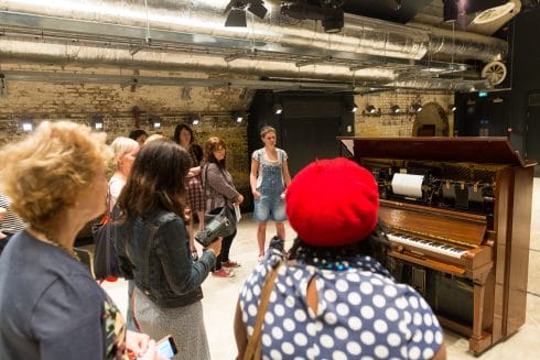 Emma Smith, Televox, performed 15 July 2017 at the Village Hall, Battersea Power Station, Photo: Benedict Johnson