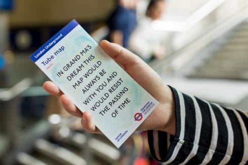 Laure Prouvost, In Grand Ma’s dream this map would always be with you and would resist the passing of time, 2019. Photo: Benedict Johnson