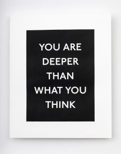 You are deeper than what you think, 2019