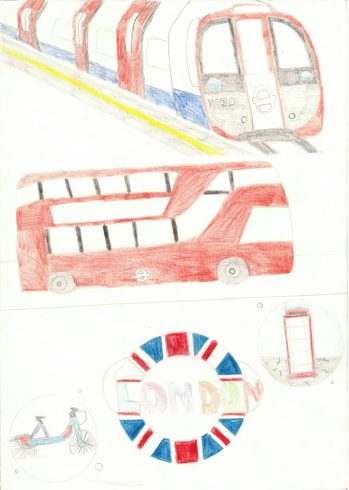 'London' by Miad Rahman Miad, Sankofa Poster Competition Runner Up Westminster City School 