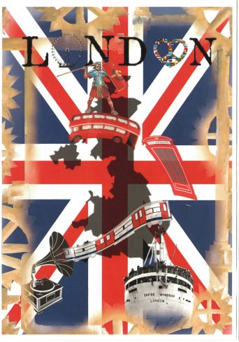 'London' by Mico Nicolas, Sankofa Poster Competition Runner Up Westminster City School 