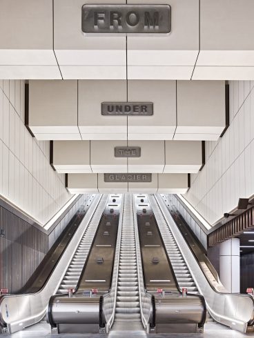 Darren Almond, 'Time Line', 2017. Bond Street station (Elizabeth line). Commissioned as part of The Crossrail Art Programme. Courtesy of the artist and White Cube. Photo: GG Archard