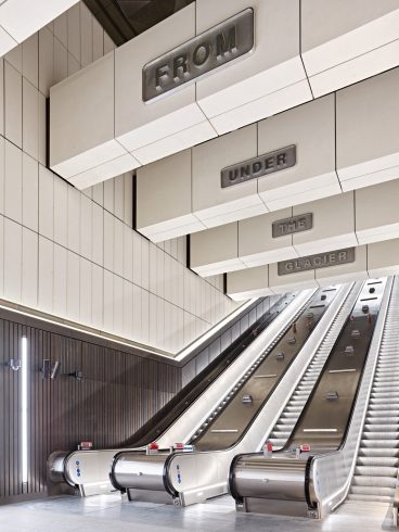 Darren Almond, 'Time Line', 2017. Bond Street station (Elizabeth line). Commissioned as part of The Crossrail Art Programme. Courtesy of the artist and White Cube. Photo: GG Archard