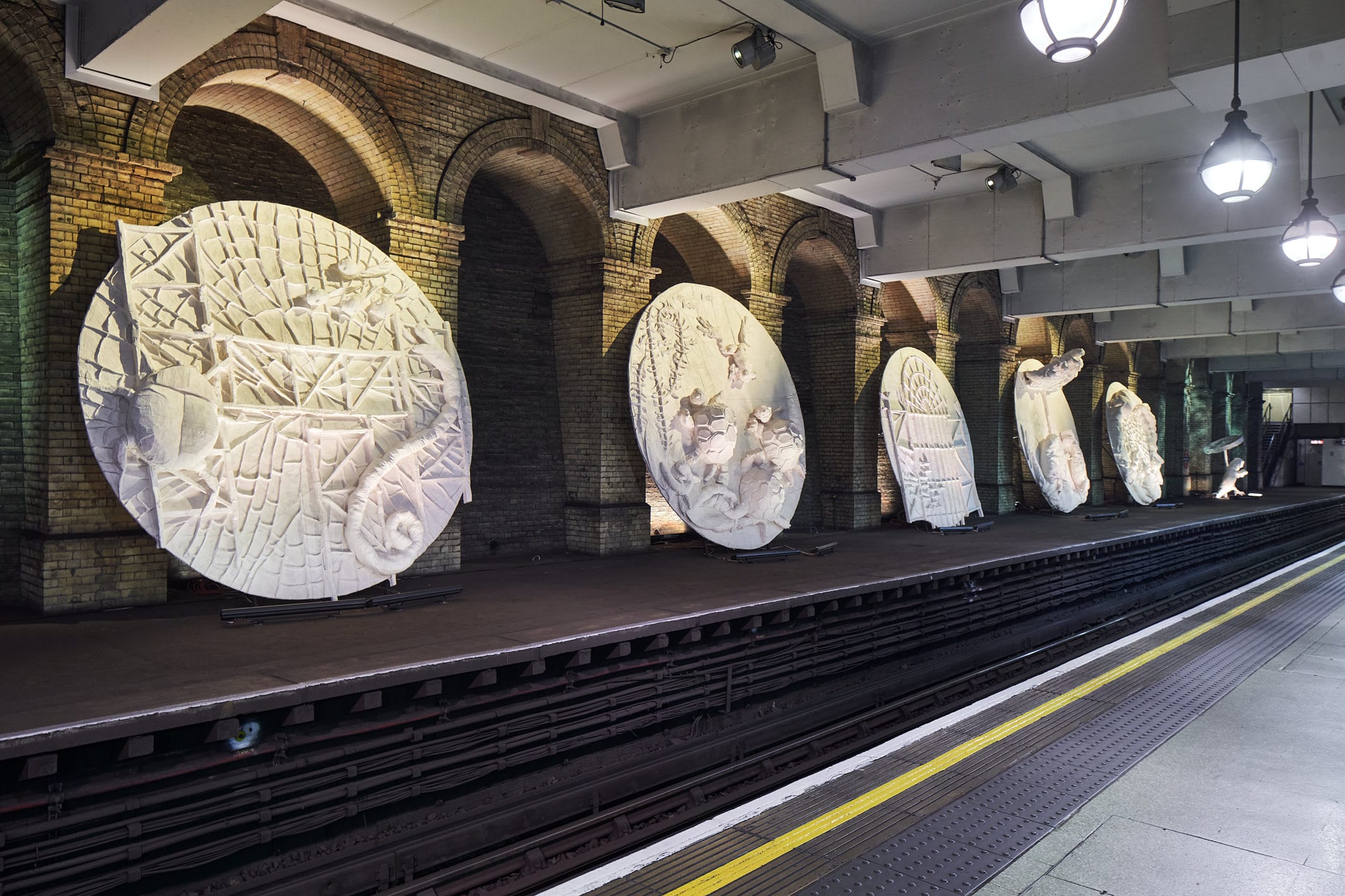 Pond Life Albertopolis and the Lily Art on the Underground